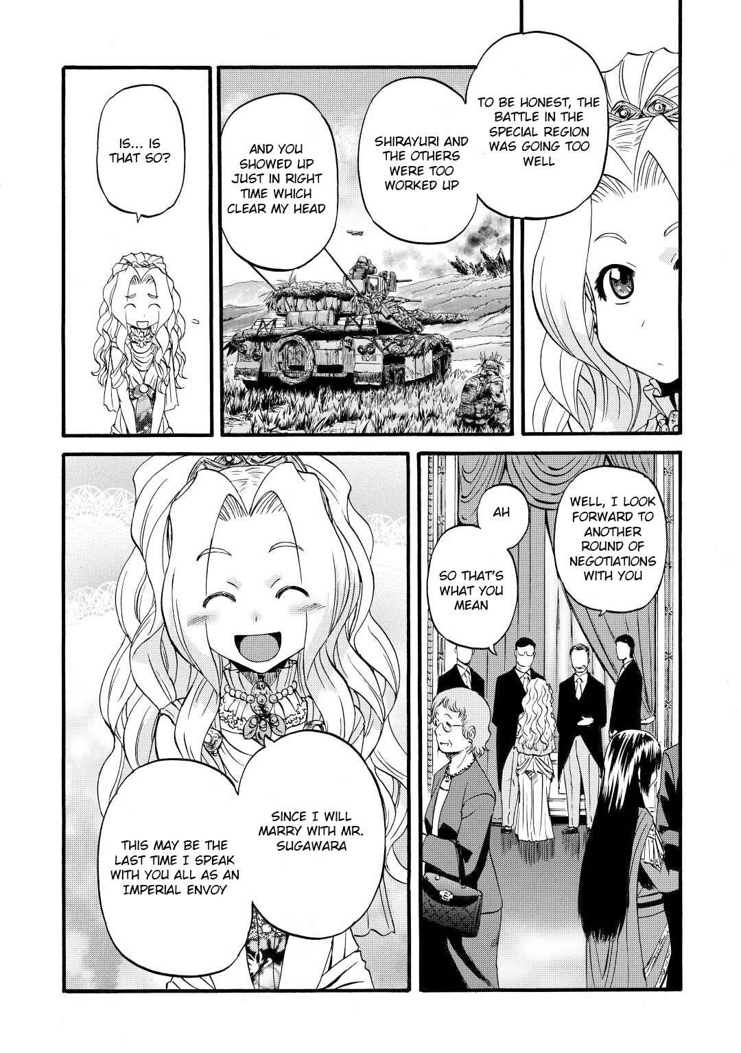 Read Manga Gate Jietai Kare No Chi Nite Kaku Tatakeri Chapter