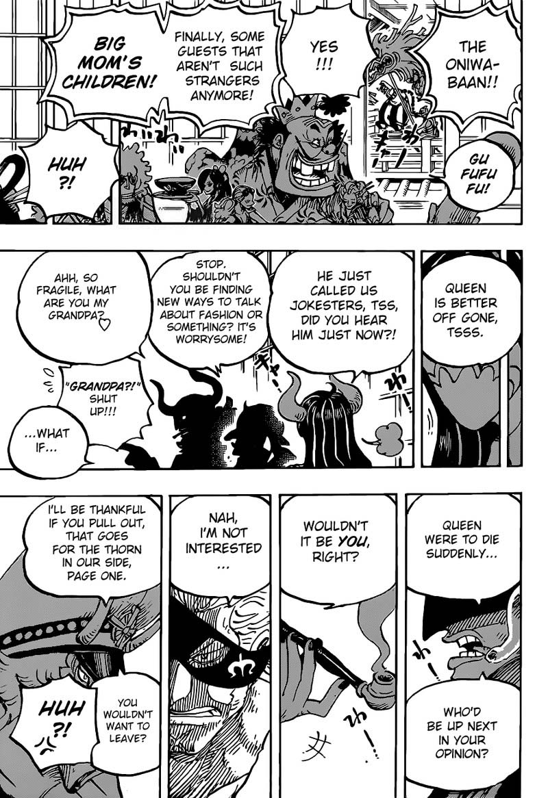 Read Manga One Piece - Chapter 978: Introducing the Tobi Roppo