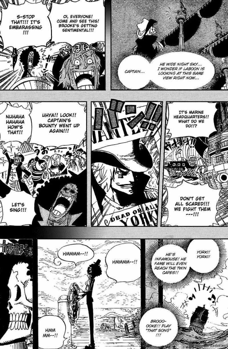 Read Manga One Piece - Chapter 487 - That Song