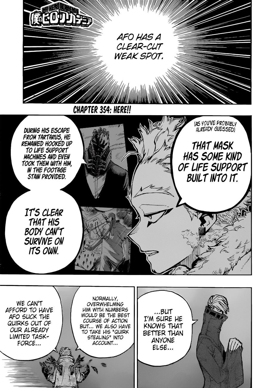 Read Manga MY HERO ACADEMIA - Chapter 354