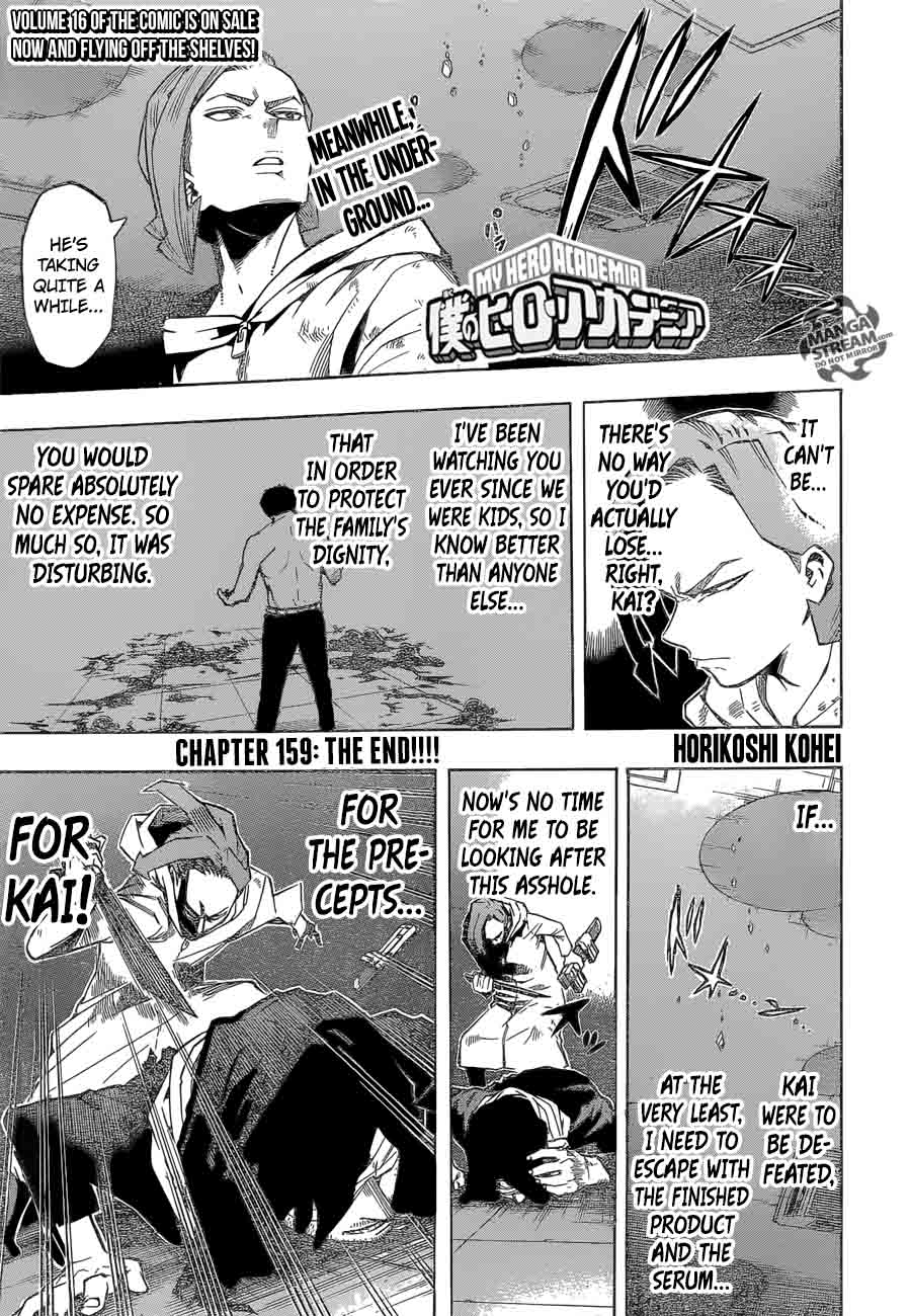Read Manga MY HERO ACADEMIA - Chapter 159 - The End
