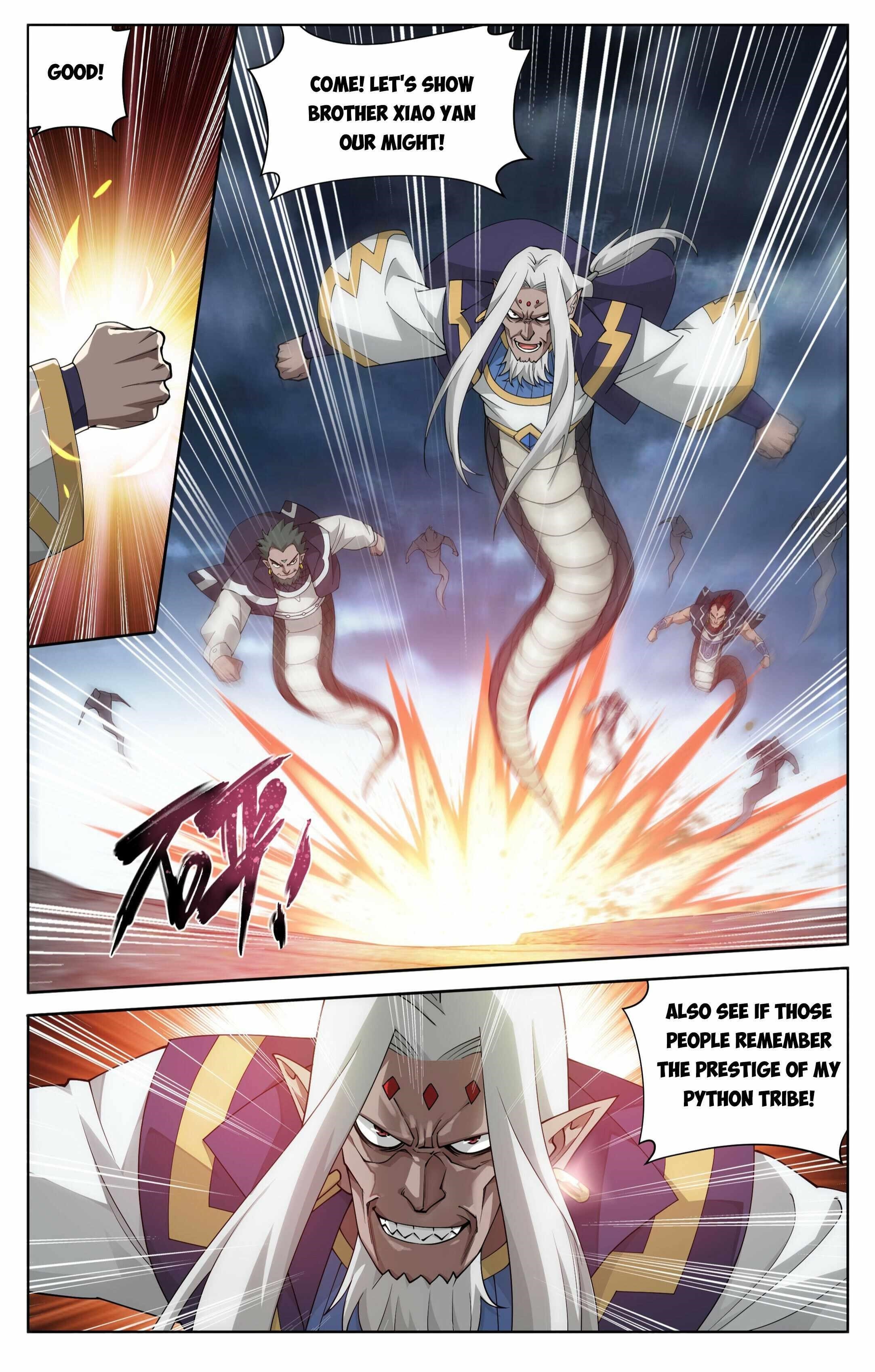 Let's Read BATTLE THROUGH THE HEAVENS - Chapter 395 Manga Manhwa Comic toon Online Everyday English Translation on Reaper Scan