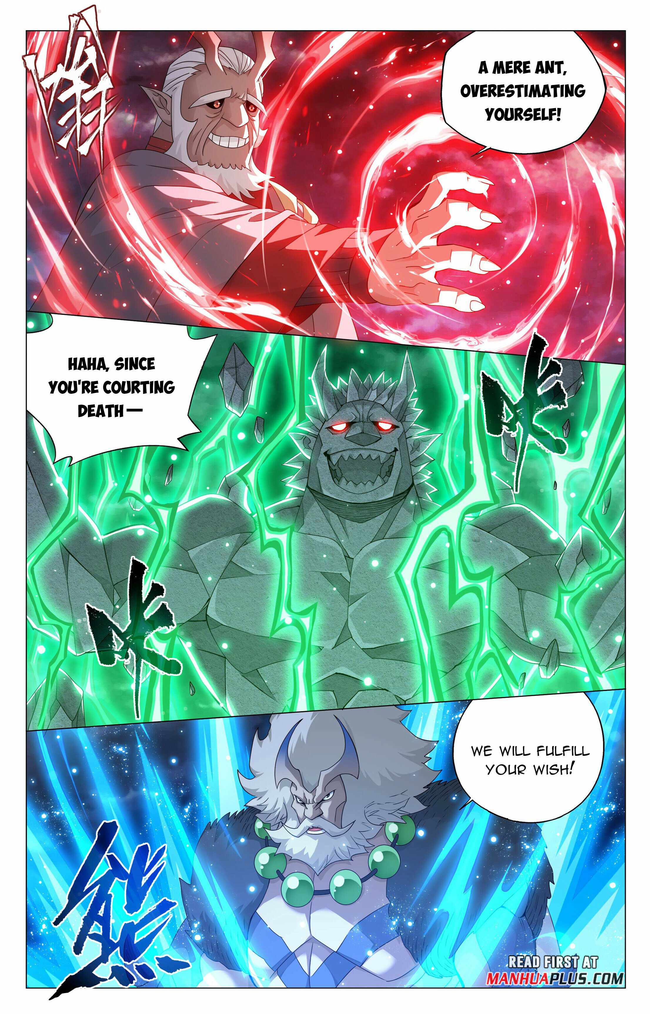 Let's Read BATTLE THROUGH THE HEAVENS - Chapter 400 Manga Manhwa Comic toon Online Everyday English Translation on Reaper Scan