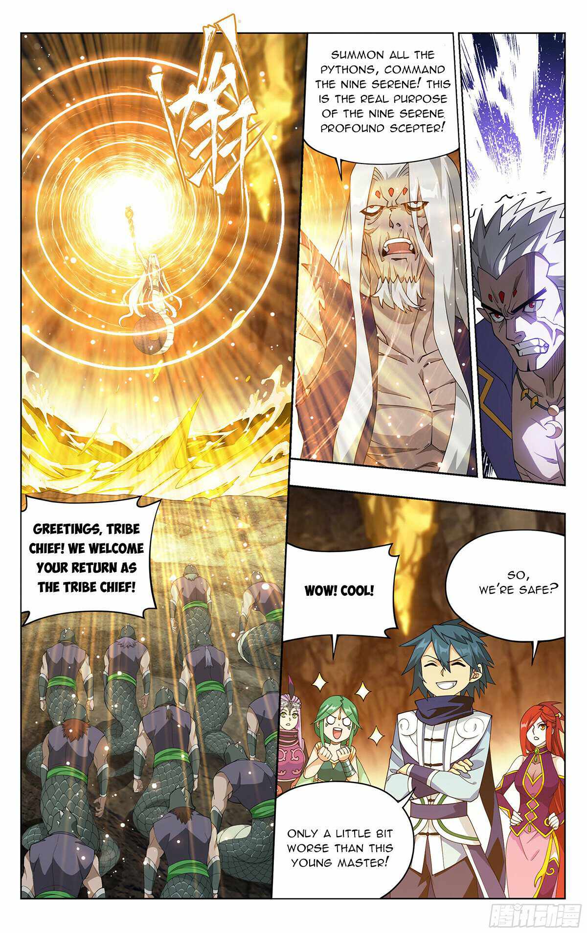 Let's Read BATTLE THROUGH THE HEAVENS - Chapter 390 Manga Manhwa Comic toon Online Everyday English Translation on Reaper Scan