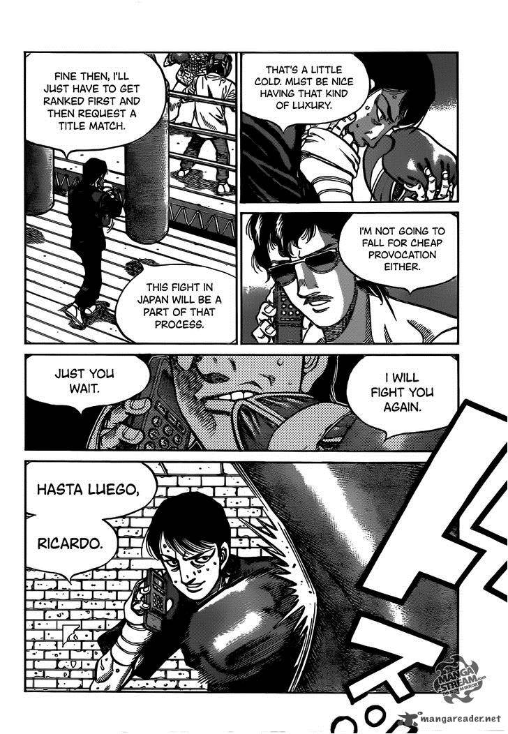 Read Hajime No Ippo Chapter 1014 : The Man Who Knows Ricardo Martinez on  Mangakakalot