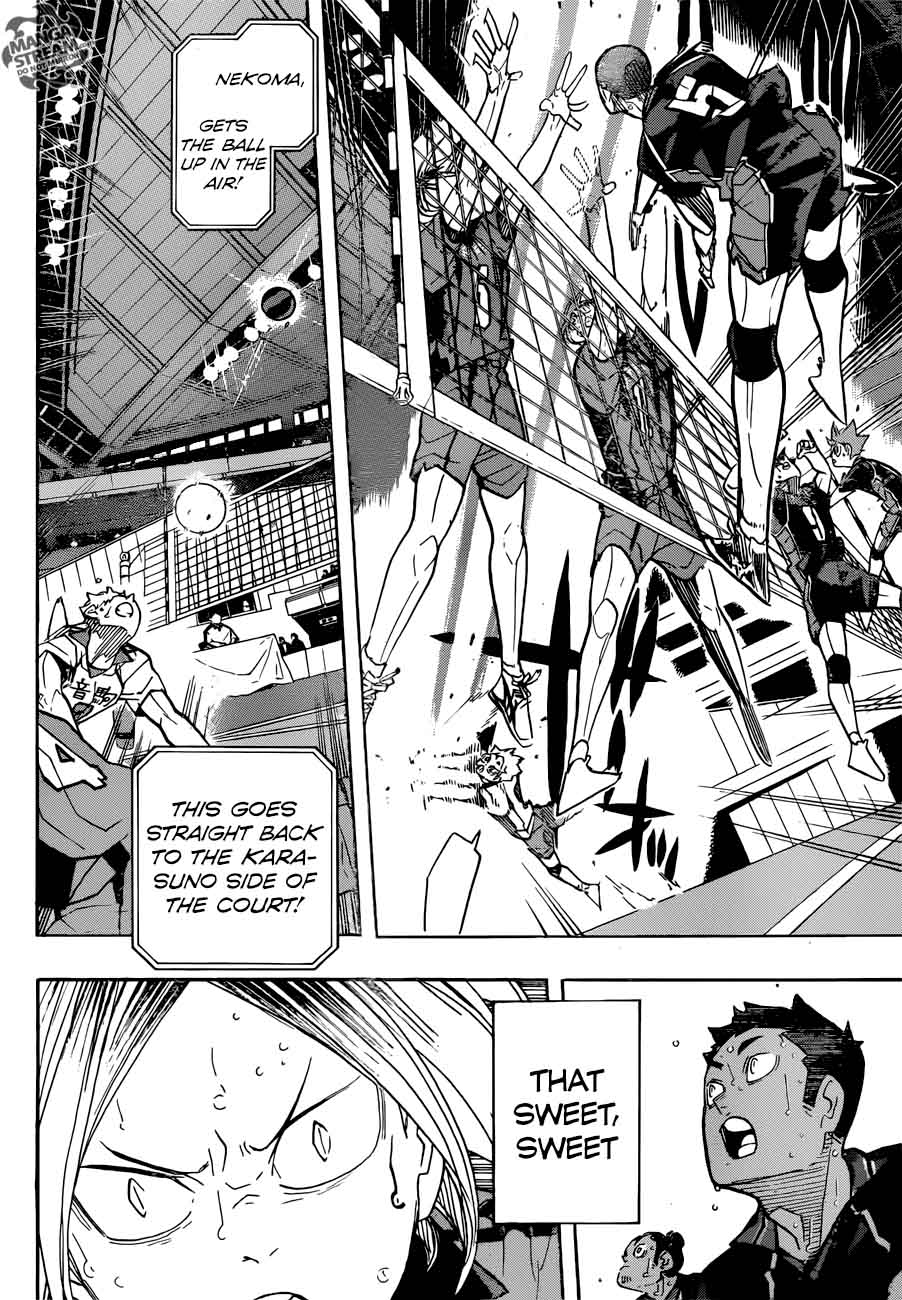 Haikyuu!!, Chapter 313 - To never give up is easier said than done - Haikyuu!!  Manga Online