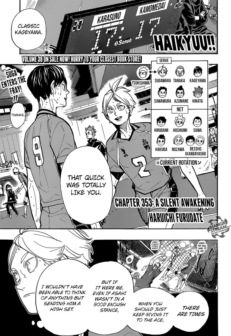 Haikyuu!!, Chapter 365 - Endings and Beginnings 2 - Haikyuu!! Manga Online