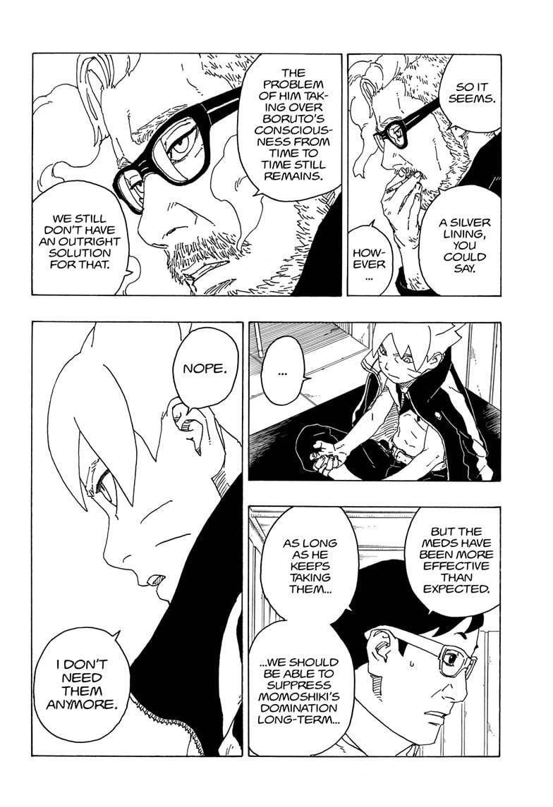 Boruto Explorer - O Sasuke aparece uma única vez nesse capítulo 68