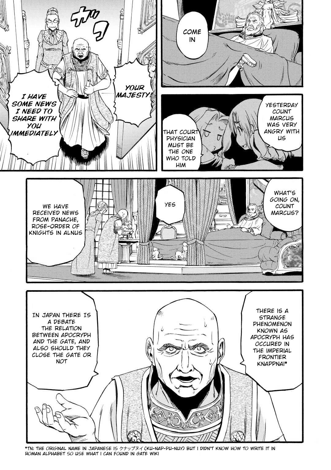 Chapter 72, Gate - Thus the JSDF Fought There! Wiki