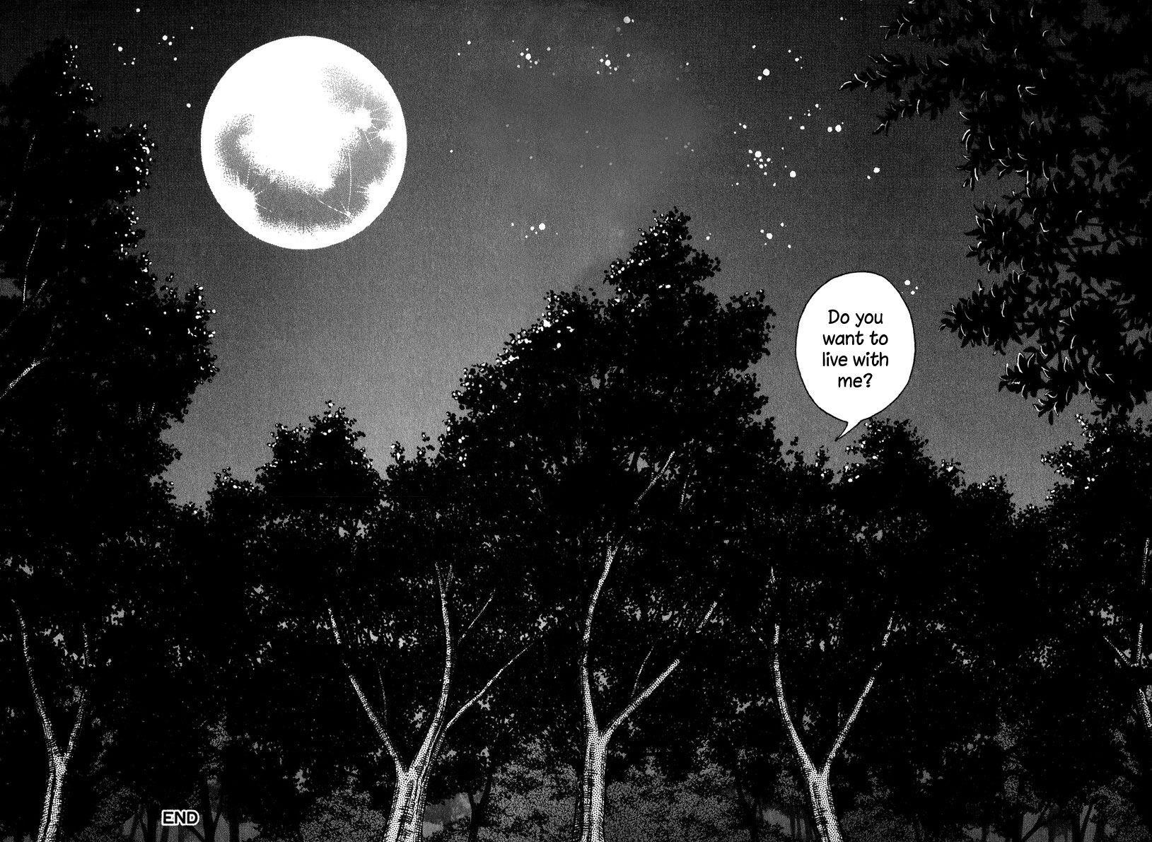 Манга лес. Мелодия тёмного леса Манга. Moon and Forest Manga Page. Мелодия тёмного леса Манга сколько частей.